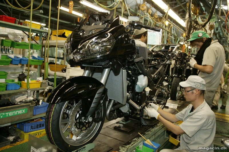 Japan jordskælv: Kawasaki Akashi ubeskadiget Motorcykler